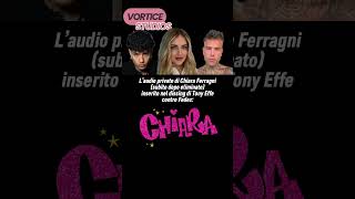 Tony Effe  Chiara l’audio originale nel dissing contro Fedez subito dopo eliminato [upl. by Longo586]