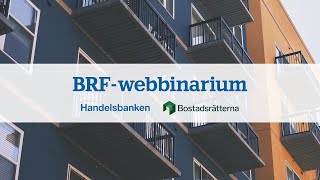 Handelsbanken BRFwebbinarium [upl. by Etnoved]