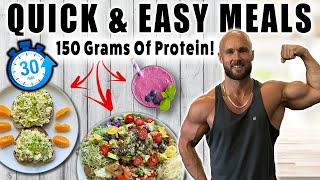 How I Spend Only 30 Minutes Per Day Cooking Healthy High Protein Meals [upl. by Pitzer]