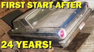 1964 Fairlane 500 First Start in 24 Years [upl. by Akemed]