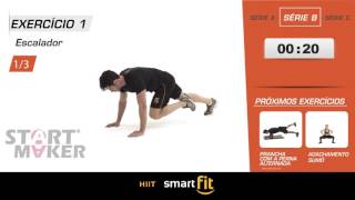 Hiit Treino 1  SmartFit [upl. by Lomasi905]