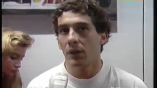 Formula One 1992 Ayrton Senna Interview on Mansell retirement [upl. by Hutchison]