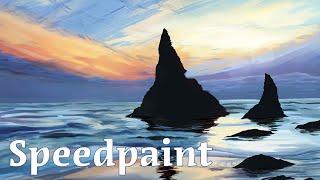 Is This the Most Stunning Speedpaint of Bandon Beach EVER [upl. by Naret216]