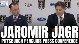 Jaromir Jagr Reflects on Pittsburgh Penguins Career Conversation With Sidney Crosby amp Playing at 52 [upl. by Teemus]