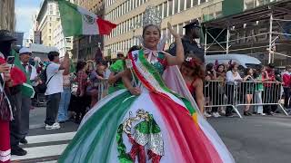 EL MEXICAN DAY PARADE 2024 EN LA CIUDAD DE NUEVA YORK [upl. by Yortal]