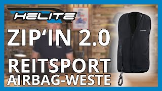 🐴 Helite ZIPIN 20  Produktvorstellung Reitsport Airbag Weste [upl. by Holcomb565]