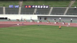 ２０１３年 岐阜県高校新人陸上 ２００ｍ 男子決勝 [upl. by Him]