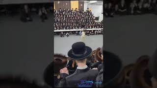 Toldos Aharon Rebbe Dances Mitzvah at his Einikels Wedding in Boro Park  Cheshvan 5784 [upl. by Grantley654]