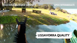 Lissavorra Quality Open Intermediate  2024 Rocking Horse Winter II Horse Trials [upl. by Anirol]