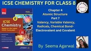 Part 7 Valency Radicals and Chemical Bond Chapter 4 Atomic Structure Class 8 ICSECBSENCERT [upl. by Vitia]