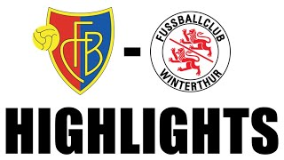 FC Winterthur 16 FC Basel Highlights  Swiss Super League 202425 [upl. by Geiss622]