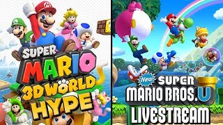 Super Mario 3D World HYPE  New Super Mario Bros U Playthrough [upl. by Alisia]