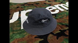 Supreme x GORETEX Crusher Hat  Black  Fall Winter 2020 Review [upl. by Sivrad]