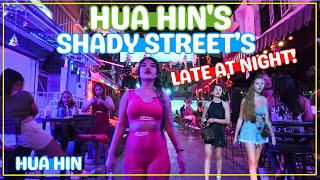 Exploring Hua Hin Thailand at Night Walking Hua Hins Shady Streets [upl. by Nahtonoj]