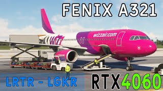 🔴 MSFS LIVE  NEW FENIX A321 FLIGHT TO CORFU FLIGHT SIM 2020 [upl. by Sarchet]