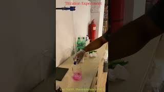 Titration Experiment Use NaOH Phenolphthalein HCL [upl. by Ettenaj]