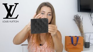 Louis Vuitton 2021 Review Mens quotSlenderquot Wallet VS quotMultiplequot Wallet  Unboxing LV  Perfect gift [upl. by Kimberley]