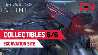 Halo Infinite EXCAVATION SITE COLLECTIBLES All Locations [upl. by Dreda799]