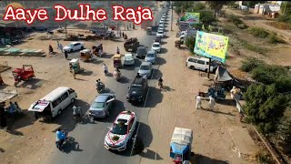 Dulhe Raja Full Song Piche Barati Aage Band Baja Hum Kisise Kum Nahin Barat Droneview aye Dulhe Raja [upl. by Nnylear]