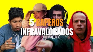 5 RAPEROS INFRAVALORADOS [upl. by Plusch747]