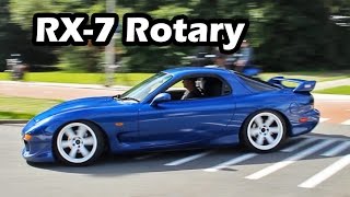 Mazda RX7 Turbo Rotary Engine Sound Accelerations [upl. by Donnelly]