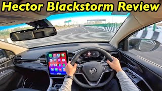 New MG Hector BlackStorm Drive Review Aayushssm [upl. by Rufina]