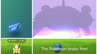 Using MAGNETIC LURE MODULE to evolve MAGNETON and others caught from it pokemongo pokemon [upl. by Kessia]