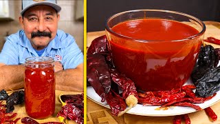 Mexican RED CHILE SAUCE Recipe for Tamales Enchiladas Asado Chili con Carne amp More [upl. by Gingras]