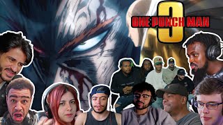 One Punch Man Season 3 Trailer Reaction Mashup [upl. by Alethia]