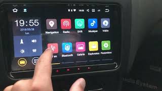 HIZPO AutoRadio 9 Inch 2Din GPS Android 7 Quand Core Car Stereo test [upl. by Airetak807]