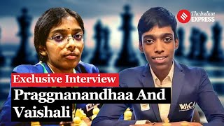 Praggnanandhaa And Vaishali Exclusive Interview From Stavanger  Norway Chess 2024 [upl. by Batty]