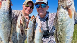 Catching PLENTY Trout for a FEAST catch amp cook [upl. by Ahsiakal]