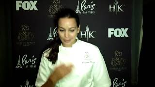 Christina Wilson Hells Kitchen Season 10 Winner Interview at Gordon Ramsay Steak Las Vegas [upl. by Elletnuahs]