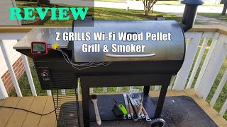 Z GRILLS WiFi Wood Pellet Grill amp Smoker Review 2025 [upl. by Nelda161]