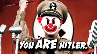 EVERYBODY I DONT LIKE IS HITLER 🤡 AI BROS SENT TO THE CAGES clownworld aiart aibros digitalart [upl. by Htaek323]