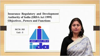 IRDA Act 1999  Objectives  Powers and Functions [upl. by Fast]