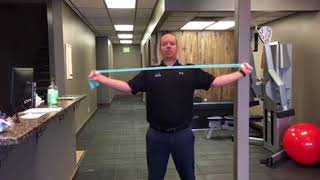 Advanced Rotator Cuff Strengthening Exercise Using a Resistance Band  Pro Physio [upl. by Rab314]