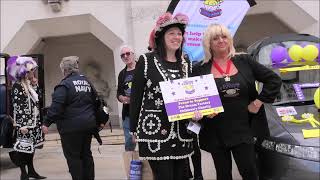 London Pearly Kings and Queens Costermongers Harvest Festival 29092024 Guildhall Yard  London UK [upl. by Rosana]