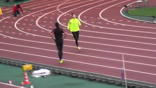 福島千里選手のスタート練習 第99回日本陸上競技選手権大会100m決勝 [upl. by Sifan]