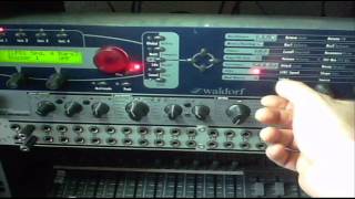 Waldorf Micro Q wavetable  comb filter [upl. by O'Grady]