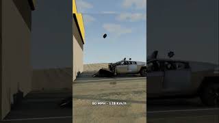 Tesla Cybertruck crash test footage has been leaked 👀💥 [upl. by Ennirac293]