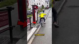 Hügel sind mit diesem intelligenten Fahrradlift ein Kinderspiel😳 [upl. by Nnayd]