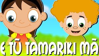 E tū tamariki mā  Maori Song with Lyrics  Waiata tamariki [upl. by Ativla]