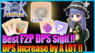 Best F2P End Game Sigil Major DPS Increase Trick Ragnarok Origin Global [upl. by Cid]