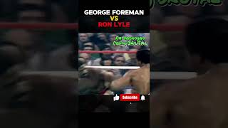 SIAPA YANG MEMENANGKAN PERTANDINGAN TINJU EPIK George Foreman vs Ron Lyle tinju [upl. by Abernon]