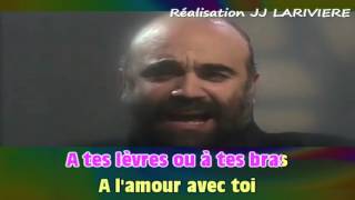 DEMIS ROUSSOS QUAND JE TAIME I G JJ Karaoké [upl. by Eberle723]