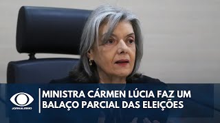 Ministra Cármen Lúcia faz um balaço parcial das eleições 2024 [upl. by Juan]