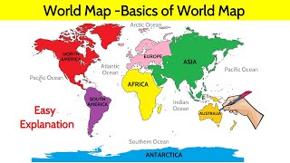 World Map  Basics of World Map [upl. by Ahras]