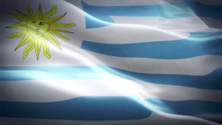 Uruguay anthem amp flag FullHD  Уругвай гимн и флаг  Himno nacional y la bandera de Uruguay [upl. by Noyart]