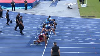 U14 Men 100m Final 2022 Australian Track amp Field Championships [upl. by Ros196]